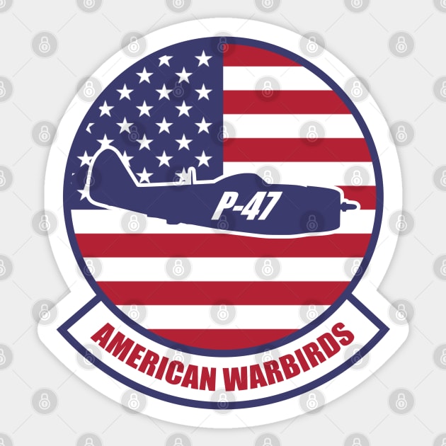 P-47 Thunderbolt Sticker by TCP